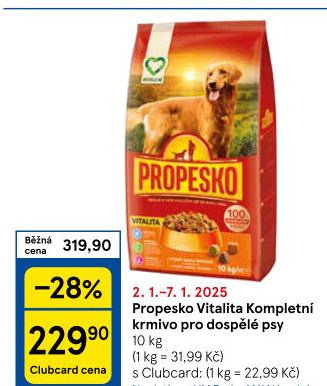 Granule pro psy Propesko