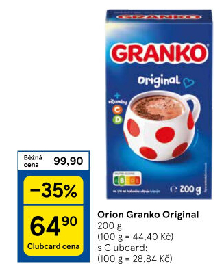 Instantní kakao Granko Orion