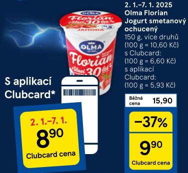 Jogurt smetanový Florian Olma