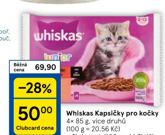Kapsičky pro kočky Whiskas