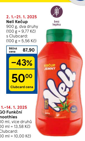 Kečup bez lepku Neli