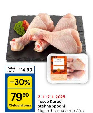 Kuřecí stehna Tesco