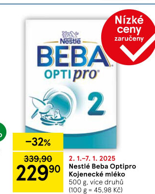 Mléčná výživa Beba Optipro Nestlé