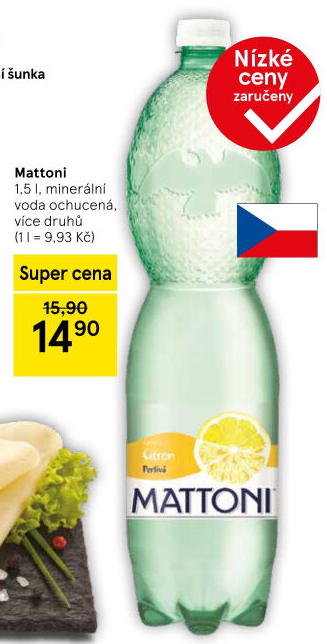 Ochucená voda Mattoni
