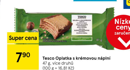 Oplatka Tesco