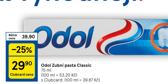 Pasta na zuby Classic Odol