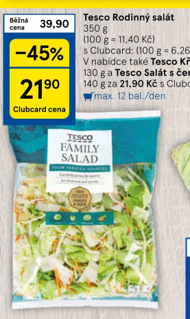 Salát Family mix Tesco