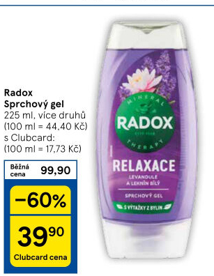 Sprchový gel Radox