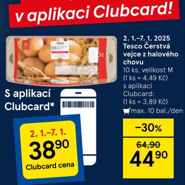 Vejce M Tesco