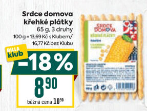Křehké plátky Srdce Domova