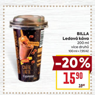 Ledová káva Billa