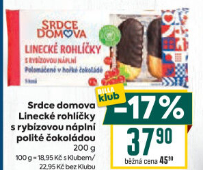 Linecké rohlíčky Srdce Domova