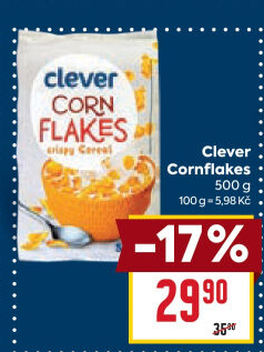 Lupínky cornflakes Clever