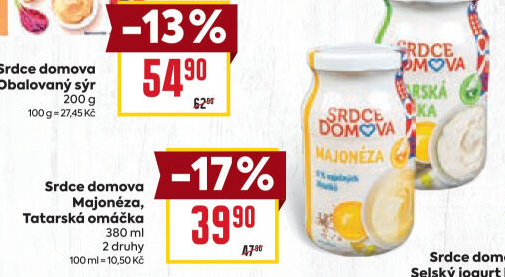 Majonéza Srdce Domova