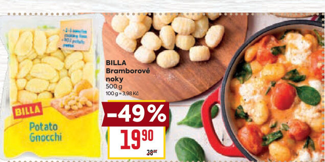 Noky bramborové Billa