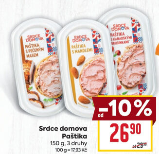 Paštika Srdce Domova