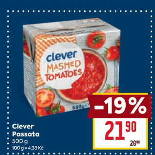 Rajčata pasírovaná Passata Clever