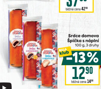 Špička s náplní Srdce Domova