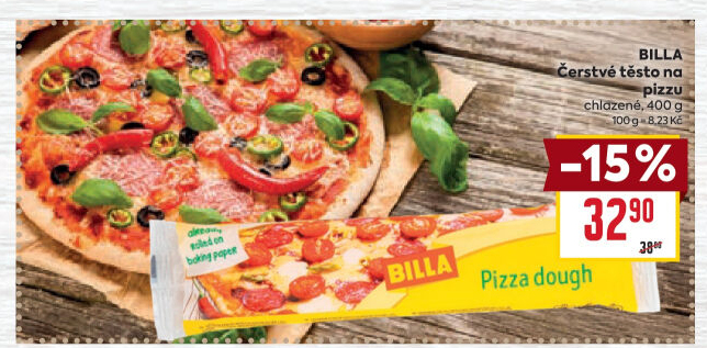Těsto na pizzu Billa