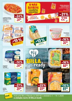 akční leták BILLA 2.1.2025-7.1.2025