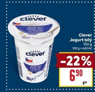 Bilý jogurt Clever