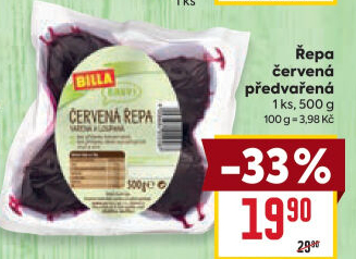 Červená řepa předvařená Billa