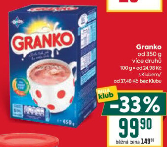Instantní kakao Granko Orion