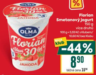 Jogurt smetanový Florian Olma