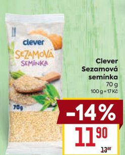 Sezamová semínka Clever