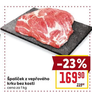 Špalíček z vepřového krku bez kosti