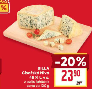 Sýr Niva císařská 45% Billa