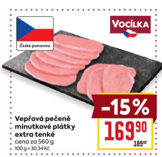 Vepřová pečeně Vocílka