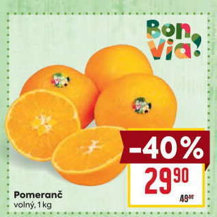 Pomeranče Billa Bonvia