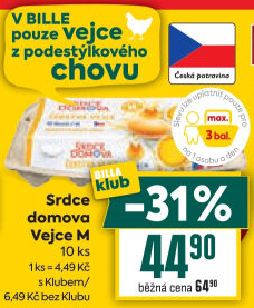 Vejce z podestýlky M Srdce Domova