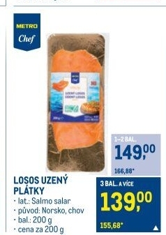 Losos uzený Metro Chef