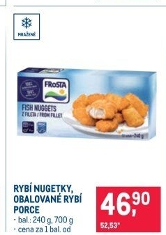 Rybí výrobky mražené Frosta