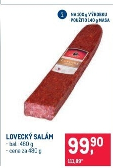 Salám lovecký Kmotr