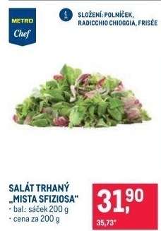 Salát Mista Sfiziosa Metro Chef