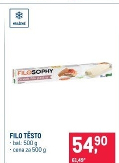 Těsto mražené Filosophy