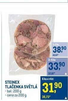 Tlačenka světlá Steinex