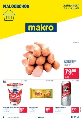 akční leták Makro 2.1.2025-14.1.2025