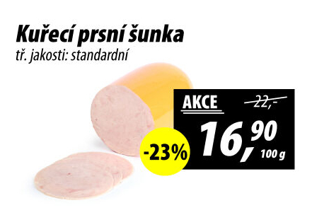 Šunka kuřecí prsní standardní