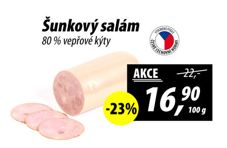 Šunkový salám vepřový