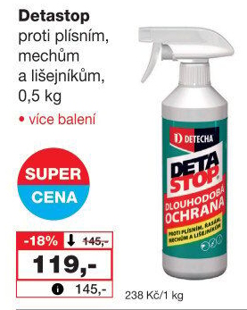 Čistič plísně Detastop Detecha