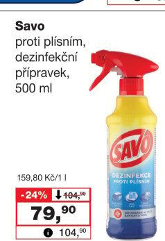 Čistič proti plísním Savo
