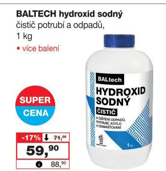 Hydroxid sodný Baltech