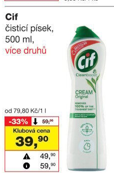 Krémový čistič Cif Cream