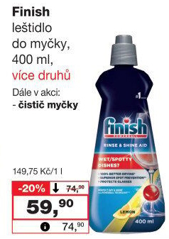 Leštidlo do myčky Finish
