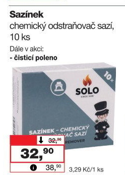 Odstraňovač sazí Sazínek Solo