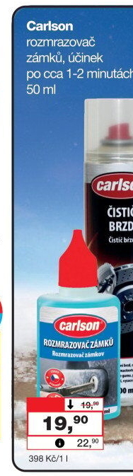 Rozmrazovač zámků Carlson